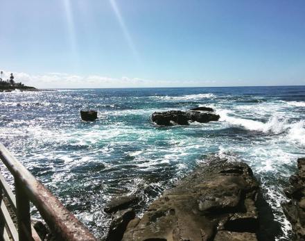 Cottage Crashing Waves