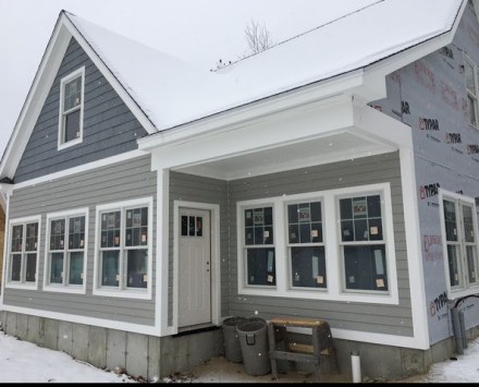 Cottage Exterior in Snow