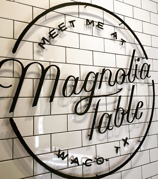 Magnolia Table Sign